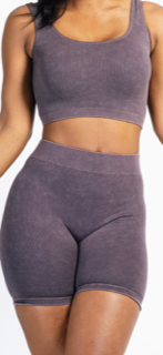 biker shorts set, ribbed biker shorts, on the go sets, two piece short sets, crop top and shorts, bra top and shorts, black friday doorbusters, black friday deals, short set