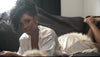 Soft Life Satin Fur Trimmed Robe