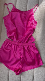 Soft Girl Satin Short Set