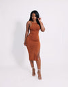 ‘Amber’ Two Way Cutout Midi Dress